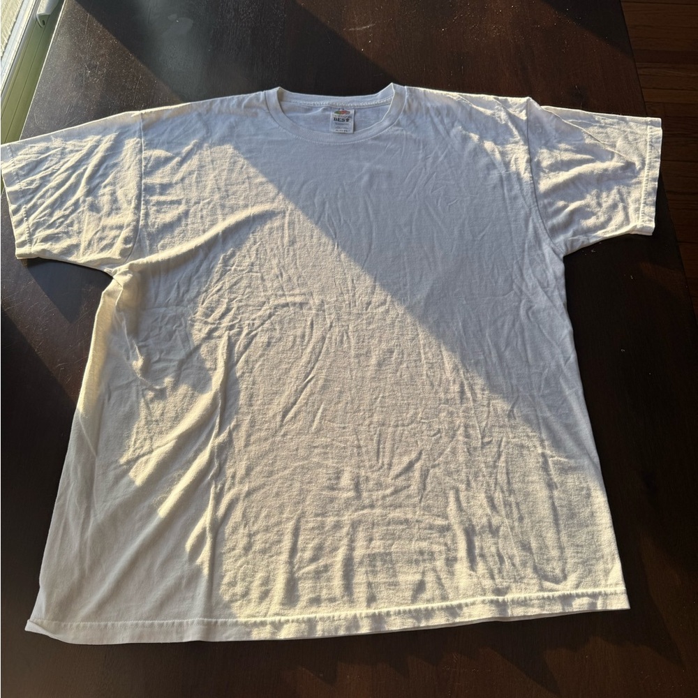 Miller Lite Fruit of the Loom Classic White Short Sleeve Shirt